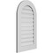 Ekena Millwork Round Top Surface Mount PVC Gable Vent: Functional, w/ 3-1/2"W x 1"P Standard Frame, 20"W x 34"H GVPRT20X3401SF - alternate 5